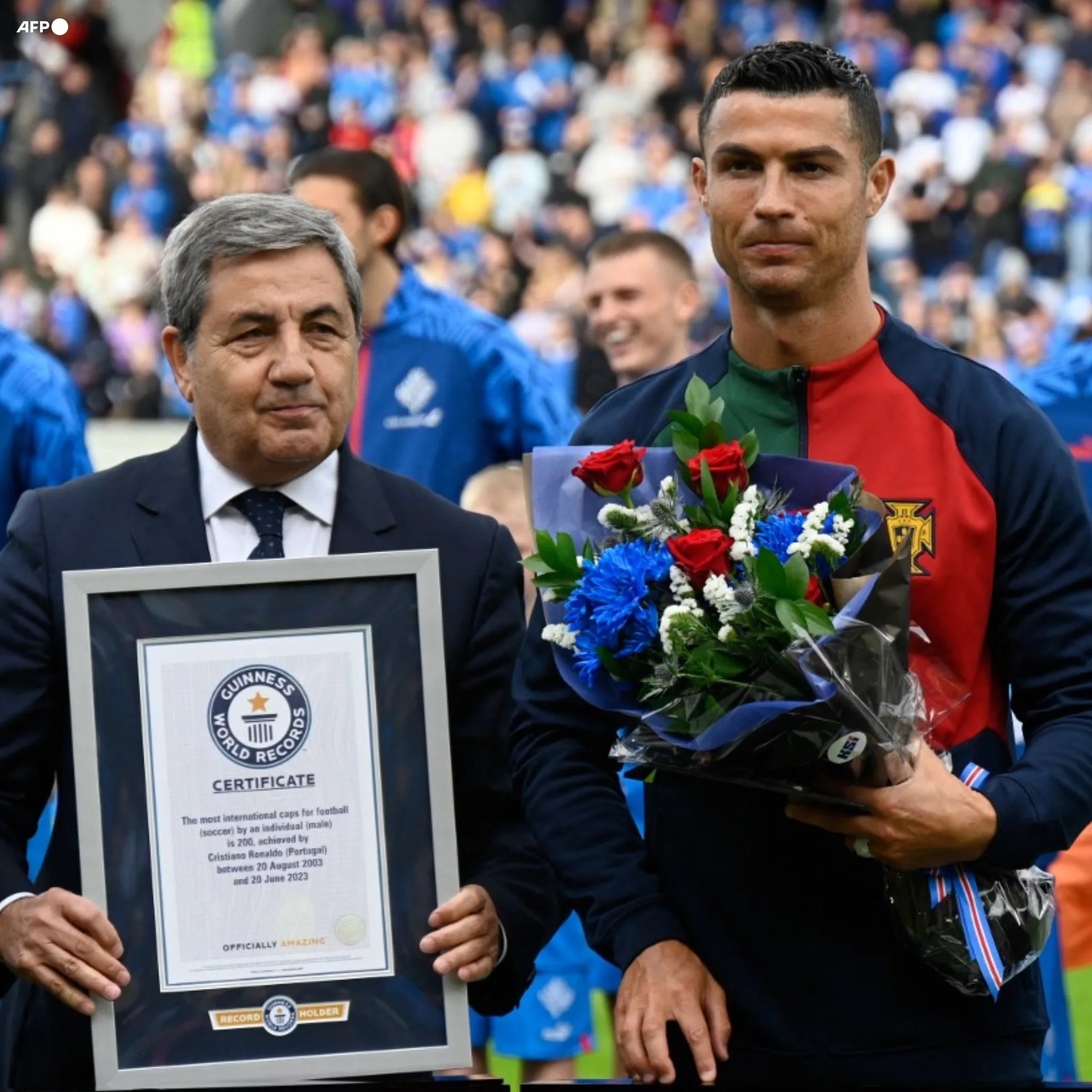 Cristiano Ronaldo logra Récord Guinness y le da el triunfo a Portugal